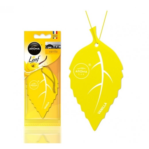 Aroma Leaf Car Freshener Vanilla توصيل