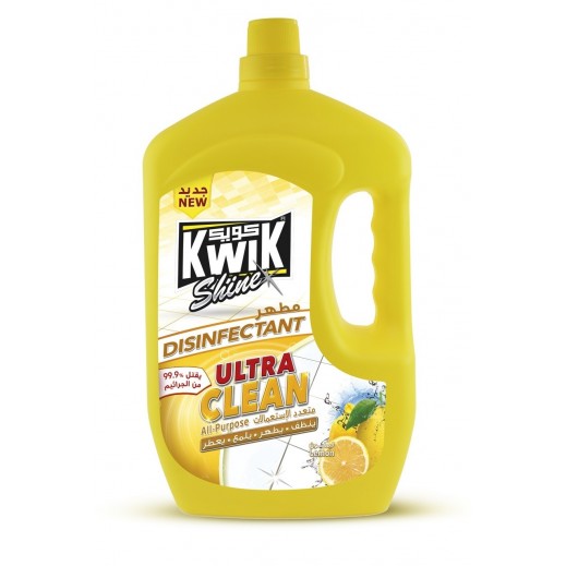 Kwik Shine Disinfectant Ultra Clean Lemon 1.5 L