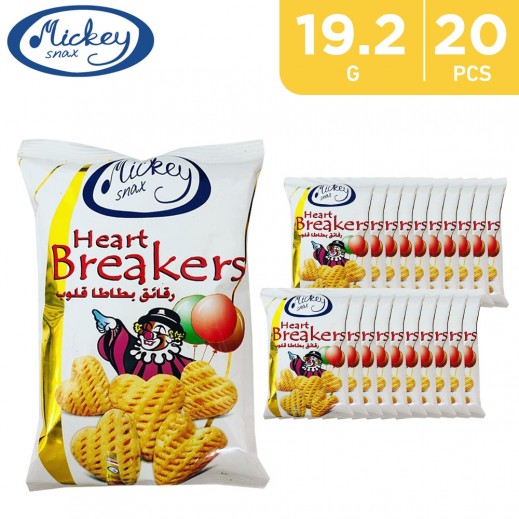 Mickey Snax Ketchup-Flavored Heart Breakers (20 x 19.2 g) - delivered by Taw9eel Fast