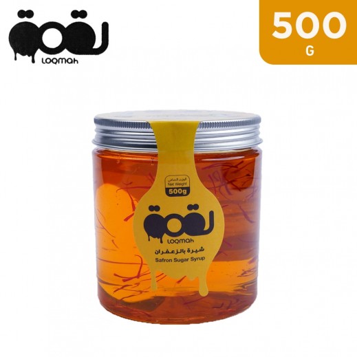 Loqmah Safron Sugar Syrup 500 g - delivered by Taw9eel Fast