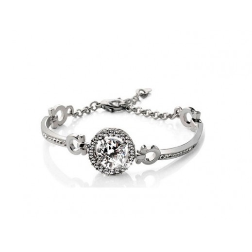 Nixon Platinum Plated Swiss Cubic Zirconia Diamond Hearts & Arrows 3.5 Carat CZ Bracelet M01250