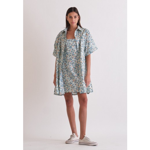Floral Prints Dress & Shirt Set in Floral Print - delivered by Thouqi within 2 working days