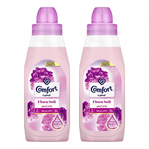 Comfort Fabric Softener Flora Soft 2 x 1 L