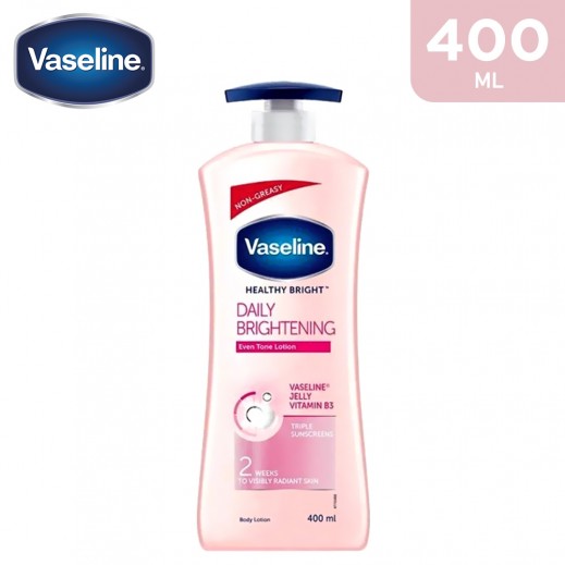 Vaseline Daily Brightening Body Lotion 400 ml - delivered by Taw9eel Fast
