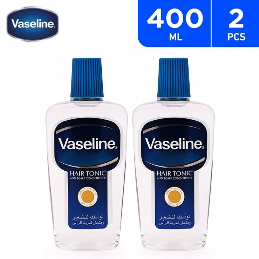 Vaseline Hair Tonic 2 x 400 ml  - delivered by Taw9eel Fast