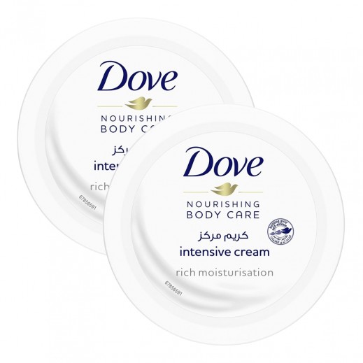 Dove Intensive Body Cream 2 × 150ml