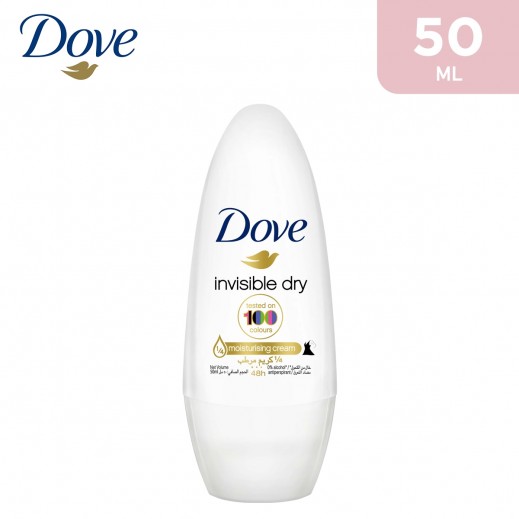Dove Antiperspirant Roll-On Invisible Dry 50 ml - delivered by Taw9eel Fast