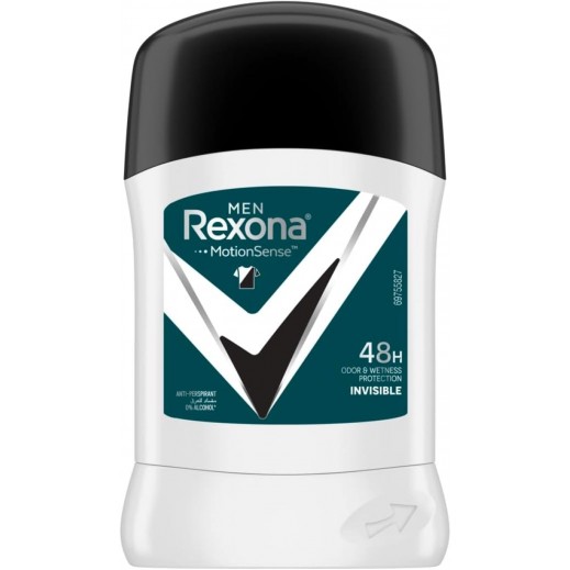 Rexona Men 48H Invisible Antiperspirant Stick 40 g - delivered by Taw9eel Fast