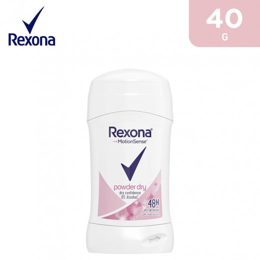 Rexona Women Antiperspirant Stick Powder Dry 40 g - delivered by Taw9eel Fast