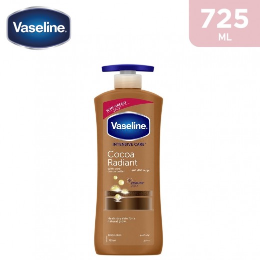 Vaseline Body Lotion Cocoa Radiant 725 ml - delivered by Taw9eel Fast