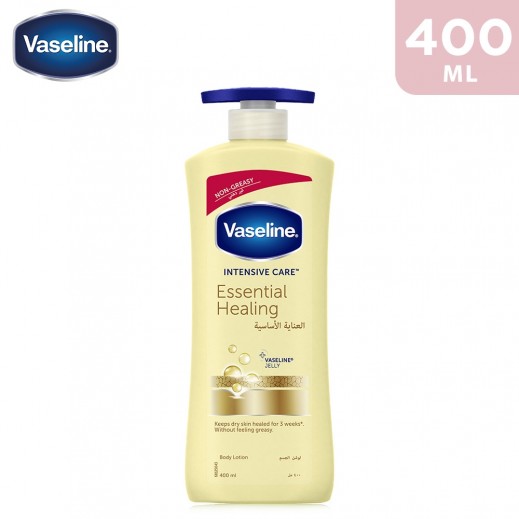 Vaseline Intensive Care Essential Healing Body Lotion 400 ml - delivered by Taw9eel Fast