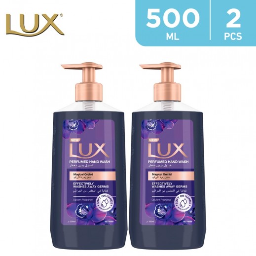 Lux Magical Orchid Hand Wash 2 x 500 ml - delivered by Taw9eel Fast