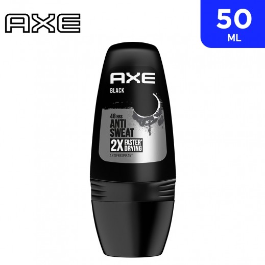 Axe Black Antiperspirant Roll On 50 ml - delivered by Taw9eel Fast