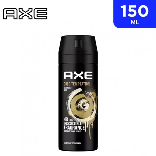 Axe Gold Temptation Deodorant Spray 150 ml - delivered by Taw9eel Fast