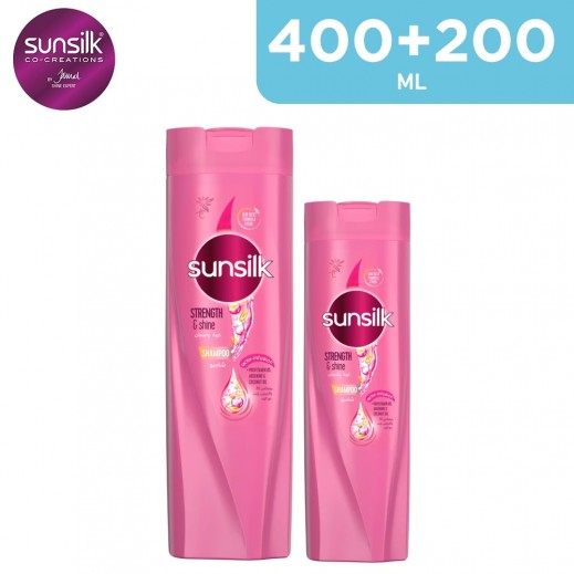 Sunsilk Strength & Shine Shampoo 400 ml + 200 ml