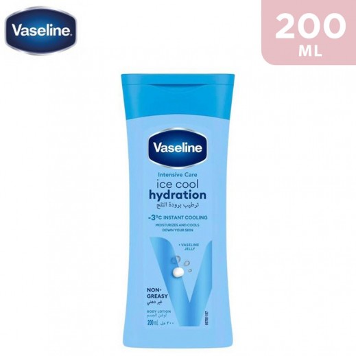 Vaseline Ice Cool Hydration Lotion - 200ml - delivered by Taw9eel Fast