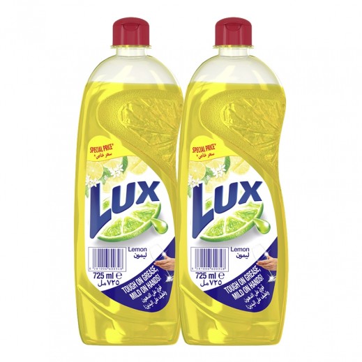 Lux Lemon Dishwashing Liquid 2 x 725ml