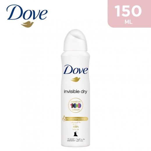 Dove Antiperspirant Deodorant Invisible Dry 150 ml - delivered by Taw9eel Fast