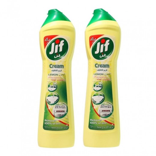 Jif Cream with Lemon 2 x 500ml - delivered by Taw9eel Fast