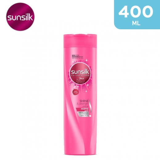 Sunsilk Shampoo Shine & Strength 400 ml - delivered by Taw9eel Fast