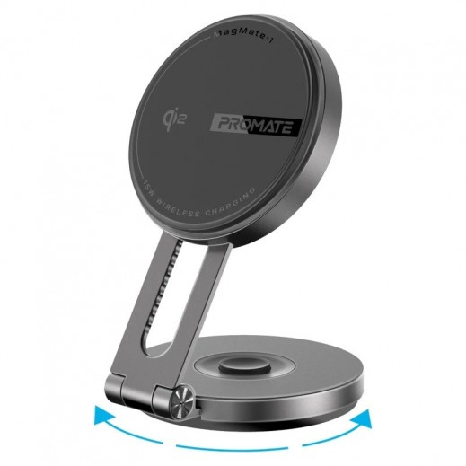 Promate 15W Qi2 Extending Magnetic Wireless Smartphone Charging Mount