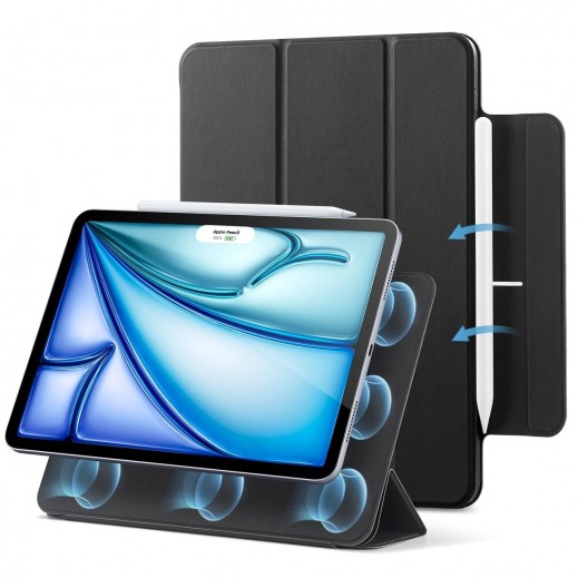 ESR Rebound Magnetic Case For iPad Air 11 inch (Air 10.9) Pro 11 - Black - delivered by Taw9eel Fast