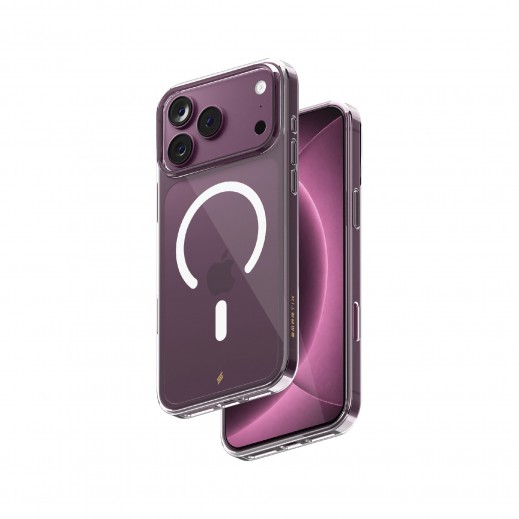 Smartix Ultraguard Magnetic Transparent Dark Cherry Case For Apple iPhone 18 Pro Max