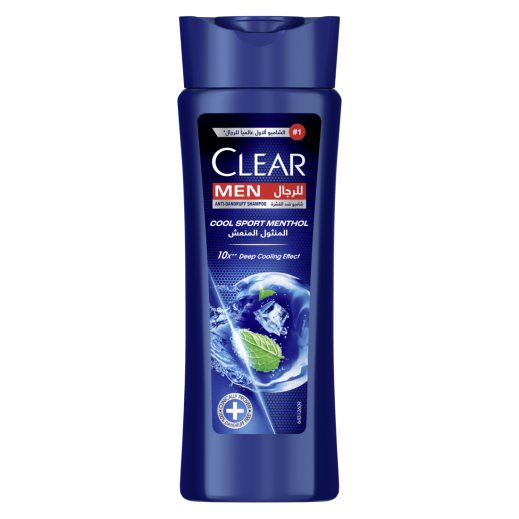 Clear Men Cool Sport Menthol Anti-Dandruff Shampoo 200 ml - delivered by Taw9eel Fast