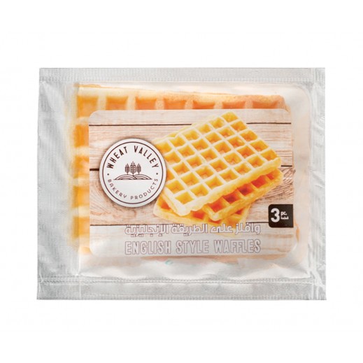 MF English Style Waffles (3 Pieces) 65 g - delivered by Taw9eel Fast