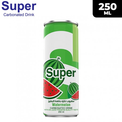 Super Watermelon Carbonated Drink 250 ml - delivered by Taw9eel Fast