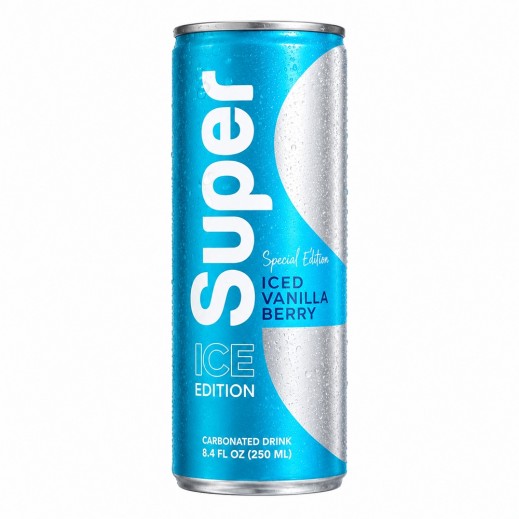Super Iced Vanilla Berry Carbonated Drink 250ml - delivered by Taw9eel Fast