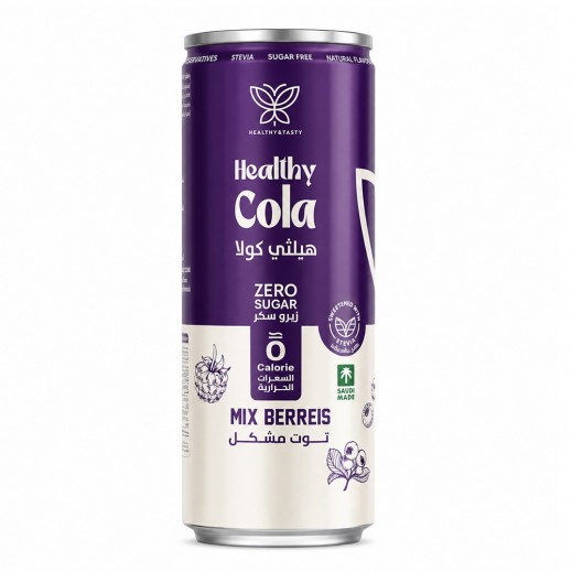 Healthy Cola Zero Sugar Mix Berries Soft Drink 250ml