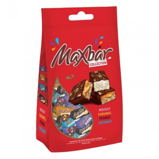 MaxBar Assorted Chocolates with Caramel Peanut Coconut 142g