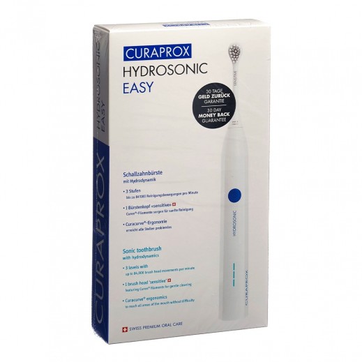 Curaprox Hydrosonic Easy Toothbrush - White