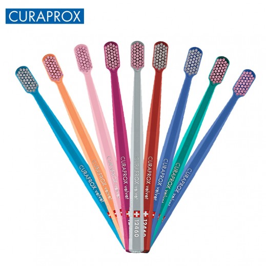 Curaprox CS 12460 Velvet Toothbrush Assorted - delivered by Taw9eel Fast