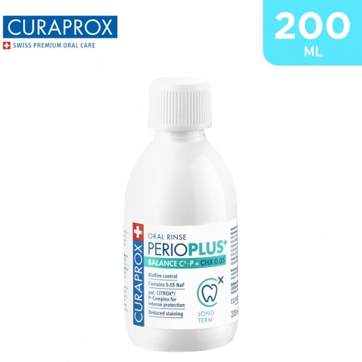 Curaprox Perio Plus Balance Long Term Mouth Wash 200 ml - delivered by Taw9eel Fast