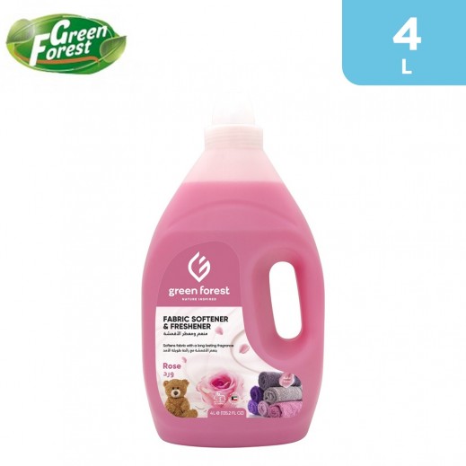Green Forest Rose Fabric Softener 4 L - delivered by Taw9eel Fast