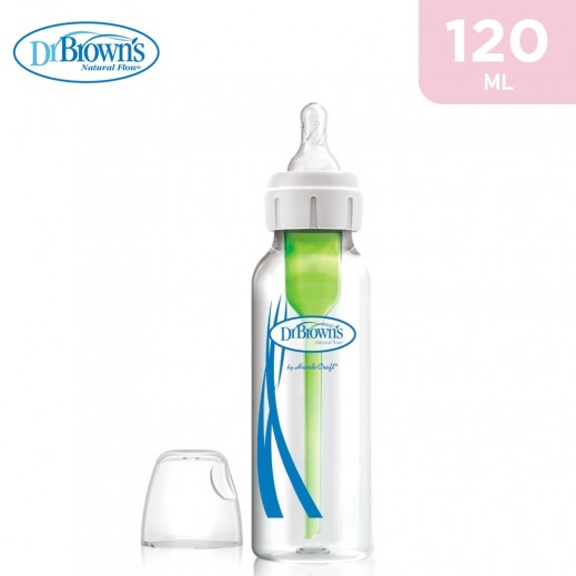 Dr.Brown's Options+ Glass Narrow Anti Colic Bottle 120 ml - delivered by Taw9eel Fast