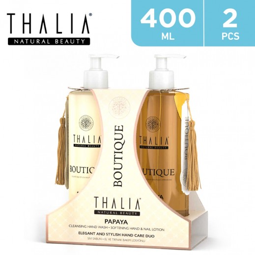 Thalia Duo Care Papaya Hand Wash 400 ml + Hand Lotion 400 ml