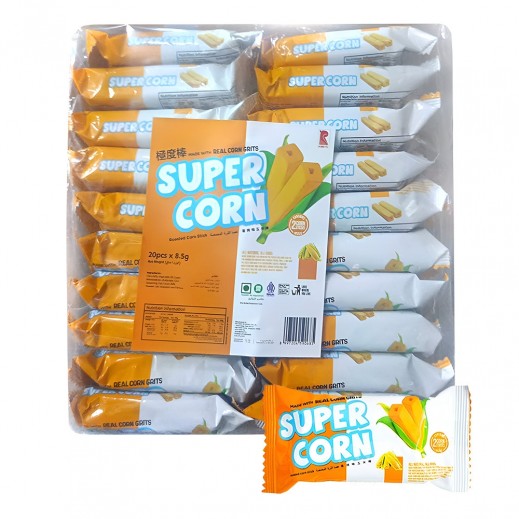 Super Corn Roasted Corn Sticks 20 x 8.5 g - delivered by Taw9eel Fast