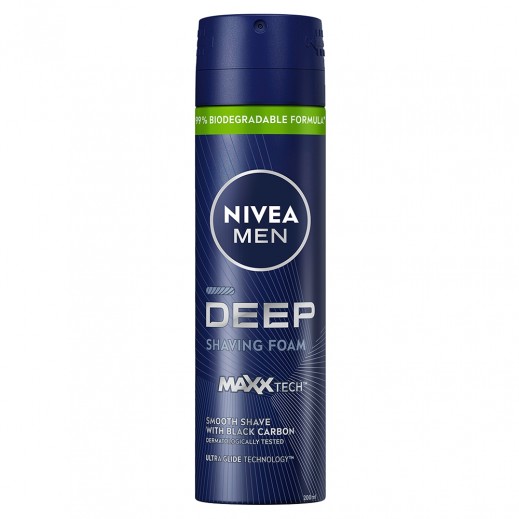Nivea Men Deep Smooth Shaving Foam 200ml