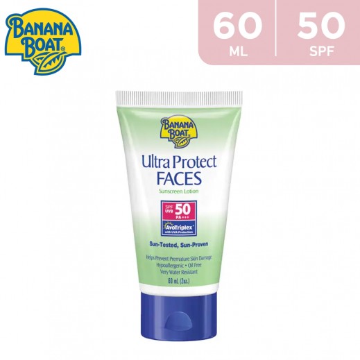 Banana Boat Ultra Protect SPF50 Face Lotion 60 ml - delivered by Taw9eel Fast