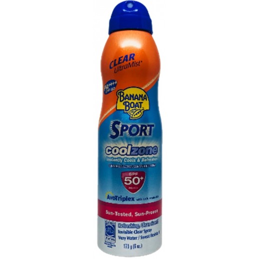 Banana Boat Sport Cool Zone SPF50+ Sunscreen Spray 170 g