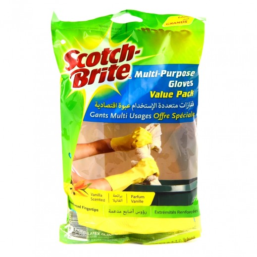 Scotch Brite Multipurpose Gloves Large Value Pack