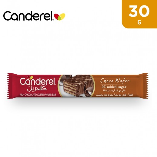 Canderel 0% Added Sugar Choco Wafer Bar 30 g - delivered by Taw9eel Fast