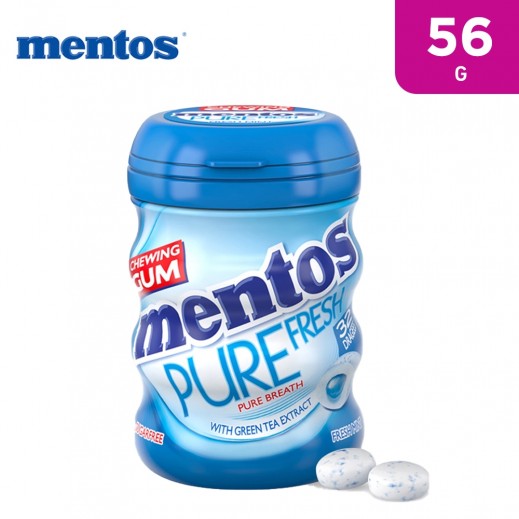 Mentos Sugar Free Pure Fresh Mint Chewing Gum 56 g