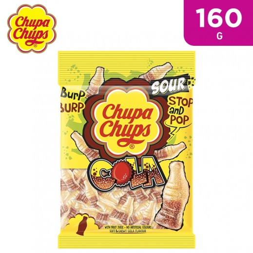 Chupa Chups Sour Crazy Cola Jellies 160 g - delivered by Taw9eel Fast