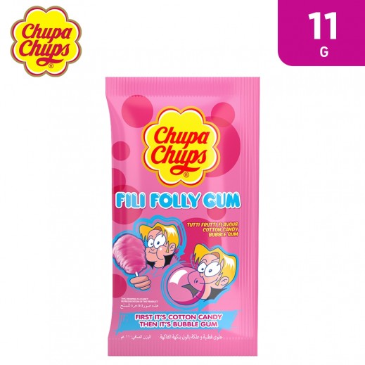 Chupa Chups Fili Folly Gum Tutti Frutti Cotton Candy 11 g - delivered by Taw9eel Fast