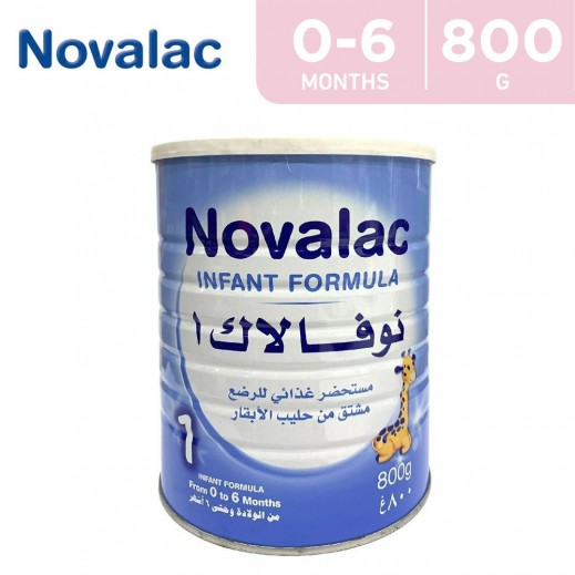Novalac Infant Formula Stage 1 800 g (0 - 6 Months) - delivered by Taw9eel Fast