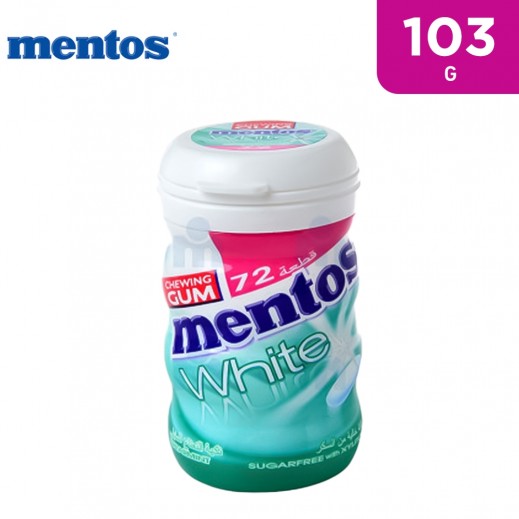 Mentos Sugar Free White Spearmint Gum 103 g - delivered by Taw9eel Fast